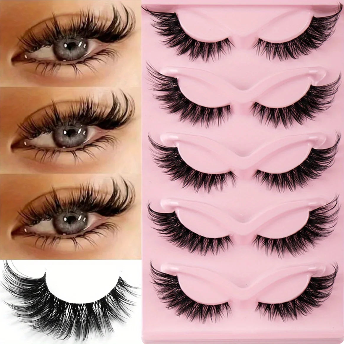 Glamorous Cat Eye Lashes Set