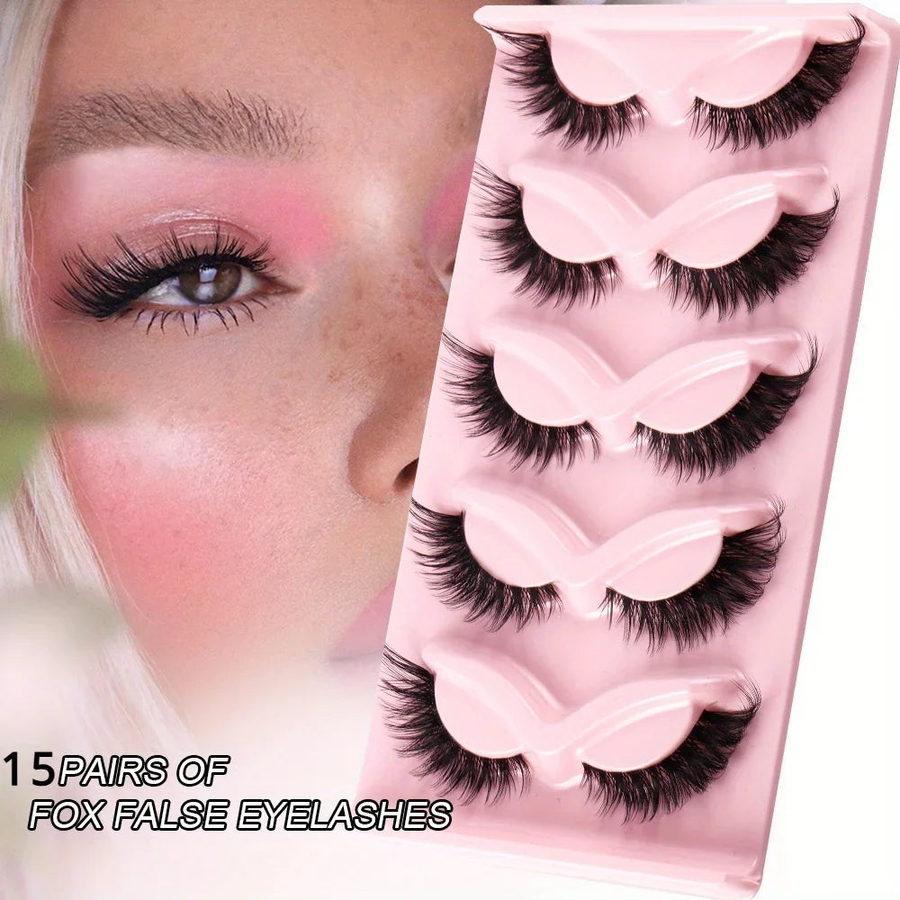 Glamorous Cat Eye Lashes Set
